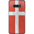 Denmark Flag Distressed Galaxy S10e Skin